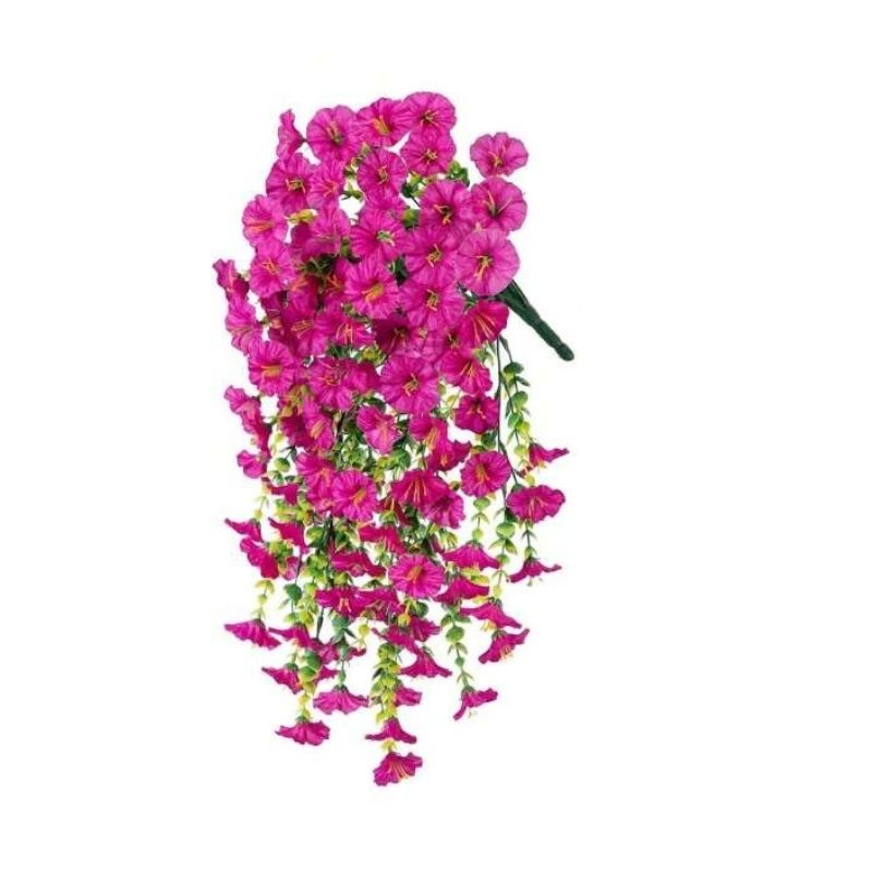Guirlande De Fleurs Artificielles En Suspension Avec Fleurs Denses