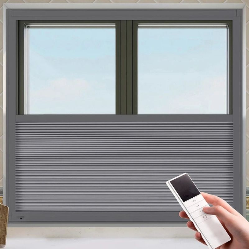 Rideau Intelligent Motorisé Occultant Avec Télécommande