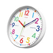 Horloge Murale Éducative Avec Chiffres Colorés
