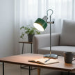 Lampe Champignon Verte Design Moderne En Métal Chromé