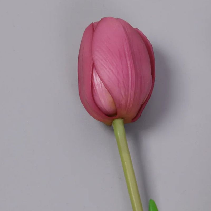 Fleur Artificielle Violet En Bouquet de Tulipe