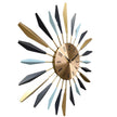 Grande Horloge Murale Design Artistique En Métal
