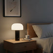 Lampe Champignon Noire Design Minimaliste