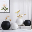 Vase Boule Style Nordique en Céramique pour Fleur
