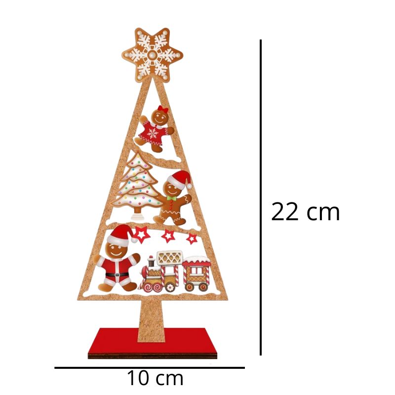 Sapin De Noël En Bois Style Gourmand