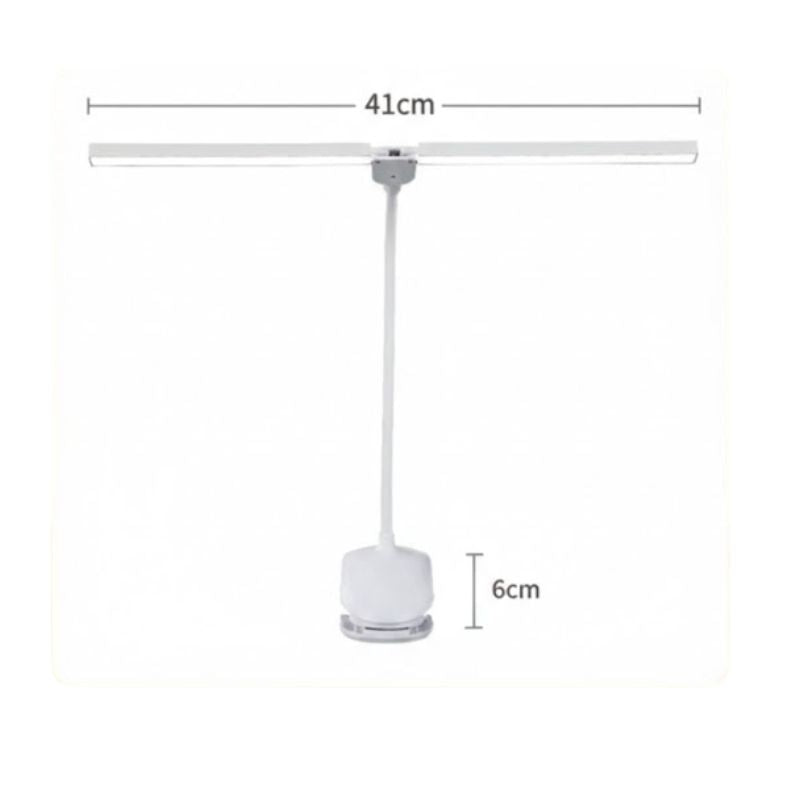 Lampe De Table LED Double Tête À Pinc
