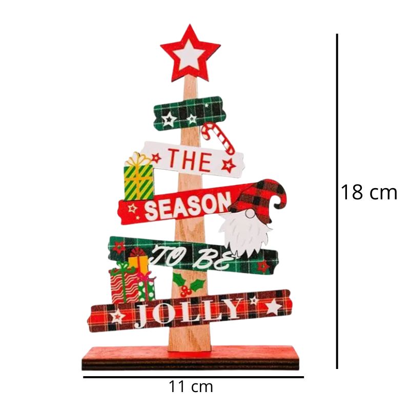 Sapin En Bois Créatif Avec Inscription De Noël