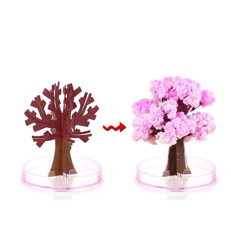 Mini Arbre Sakura Magique en Papier