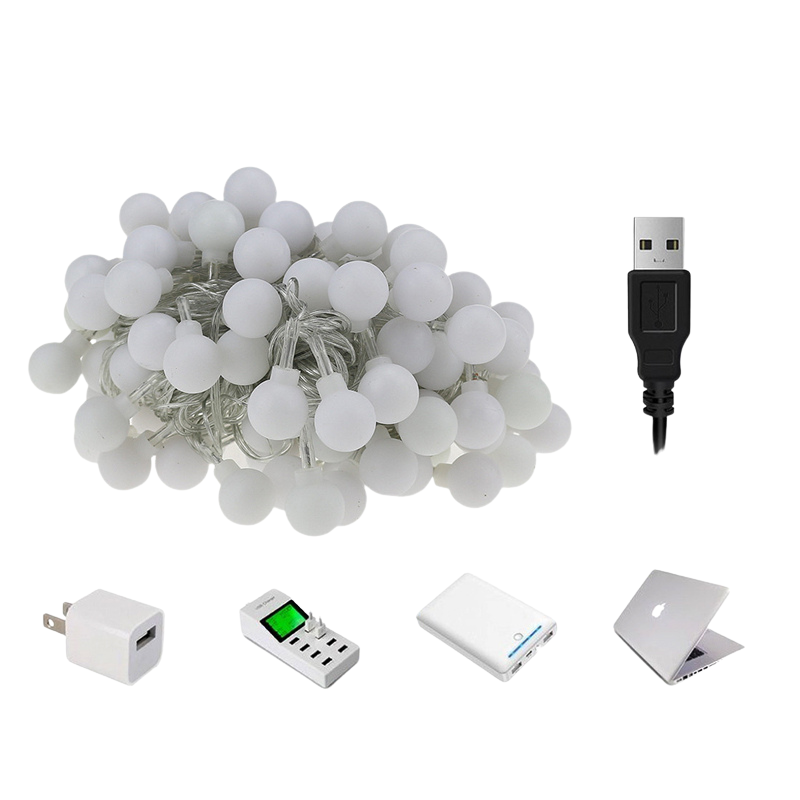 Guirlandes USB Boules LED Ambiance Féérique