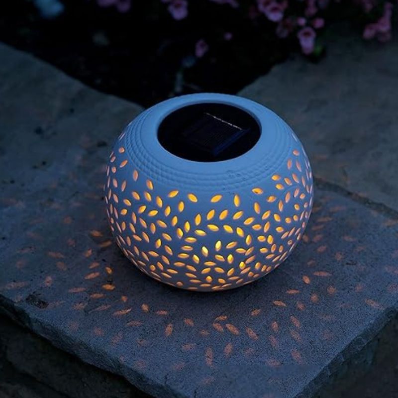 Lanternes Solaires Métal Elliptique LED