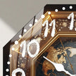 Horloge Monde Décorative Avec Design Octogonal
