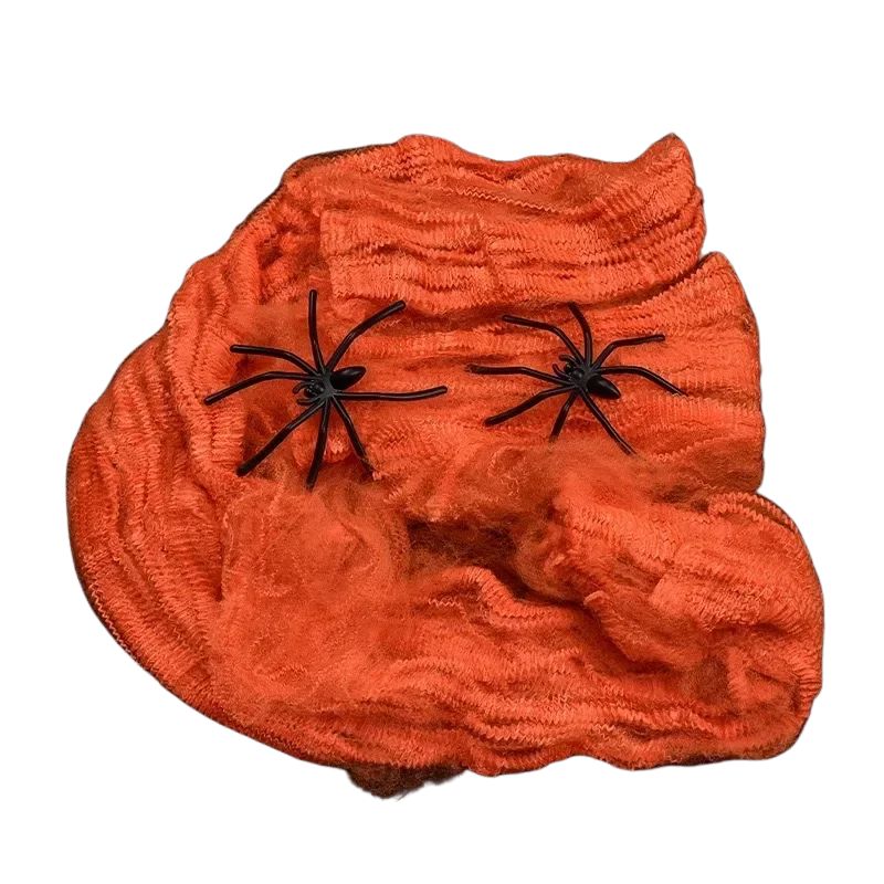 Décorations Halloween Toile d’Araignée Élastique Effrayante