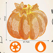 Set De Table Vinyle en Forme de Citrouille