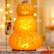 Citrouilles Halloween avec Expression Joyeuse
