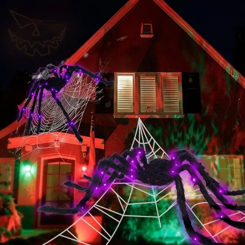 Décorations Halloween Araignée Lumineuse