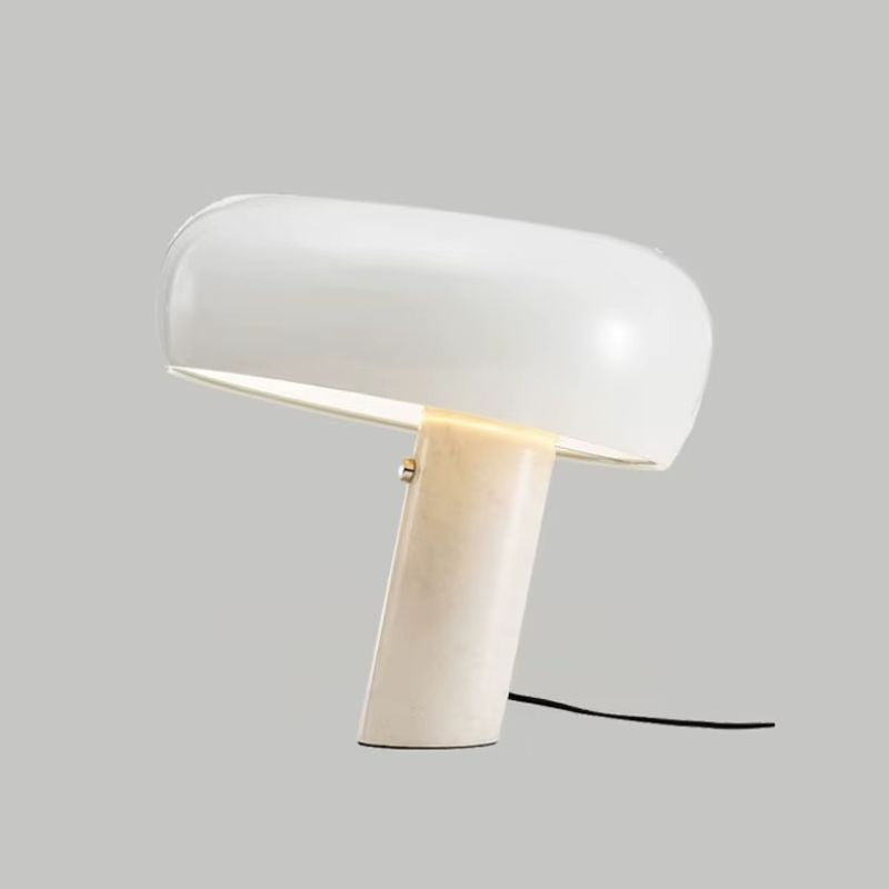 Lampe Champignon Design Italien En Verre Et Marbre Luxueux