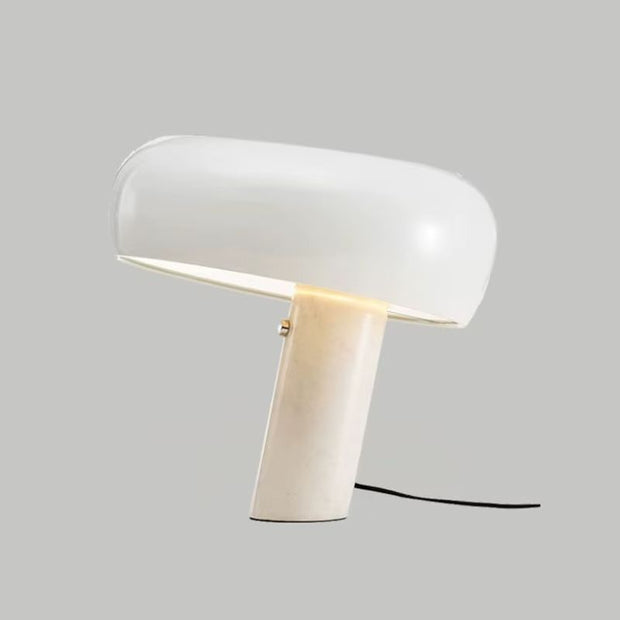 Lampe Champignon Design Italien En Verre Et Marbre Luxueux