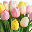 Fleur Artificielle Multicolore En Bouquet De Tulipes