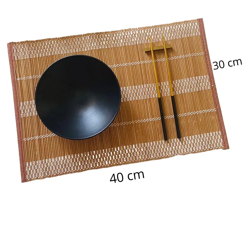 Set De Table Bambou Déco Artisanale