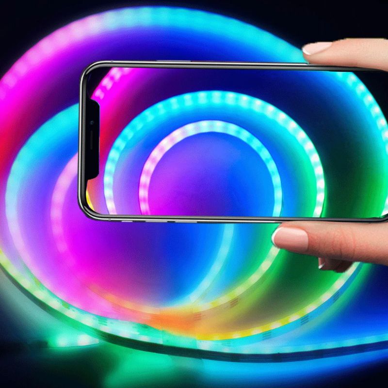 Guirlande LED RGB Contrôlable avec Effet Néon
