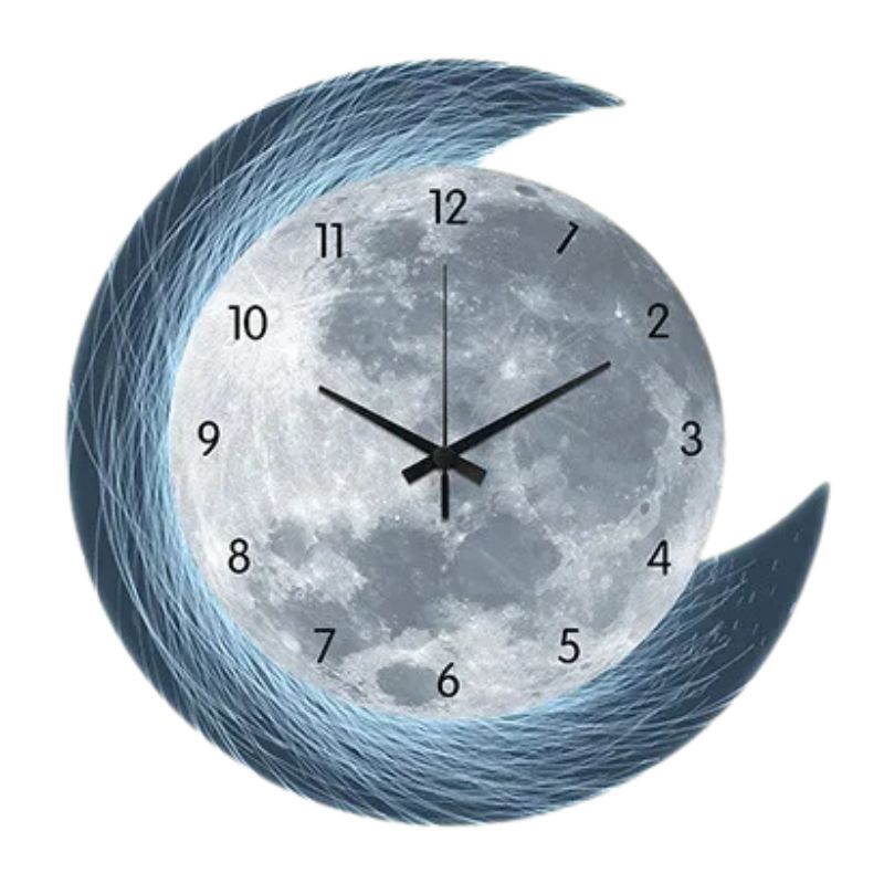 Horloge Murale Design Astronomique Avec Éclairage LED