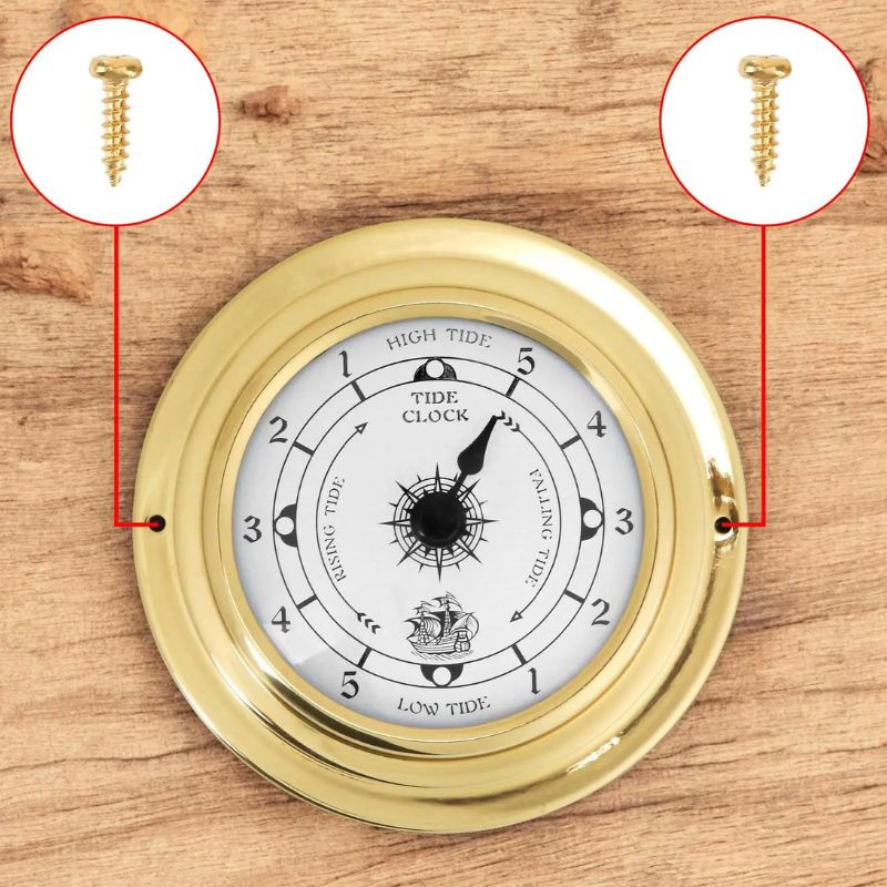 Horloge Des Marées Nautique Vintage