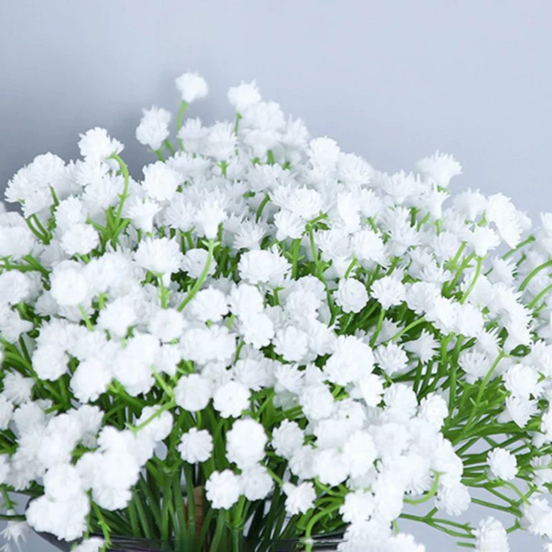 Fleur Artificielle Blanc Gypsophile Délicat