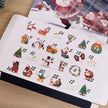 Calendrier De L’Avent Décoratif Avec Cases Numérotées Festives