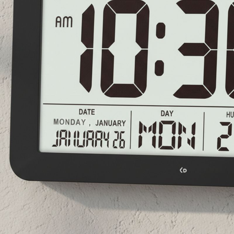 Horloge Numérique Murale LCD