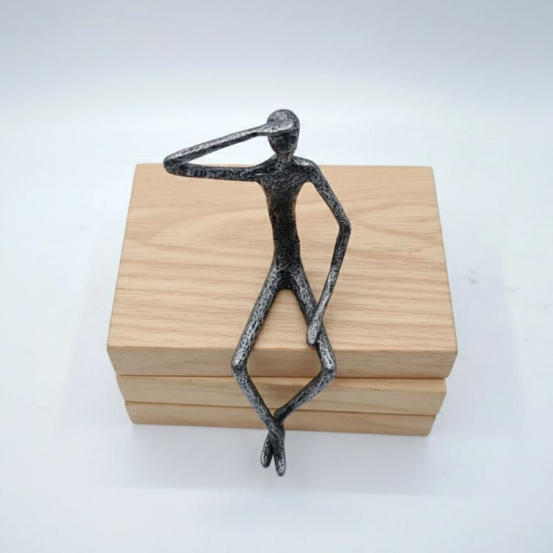 Sculpture Moderne Abstraite Silhouette Design Contemporain