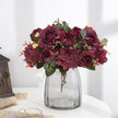 Fleur Artificielle Rouge En Bouquet Raffiné