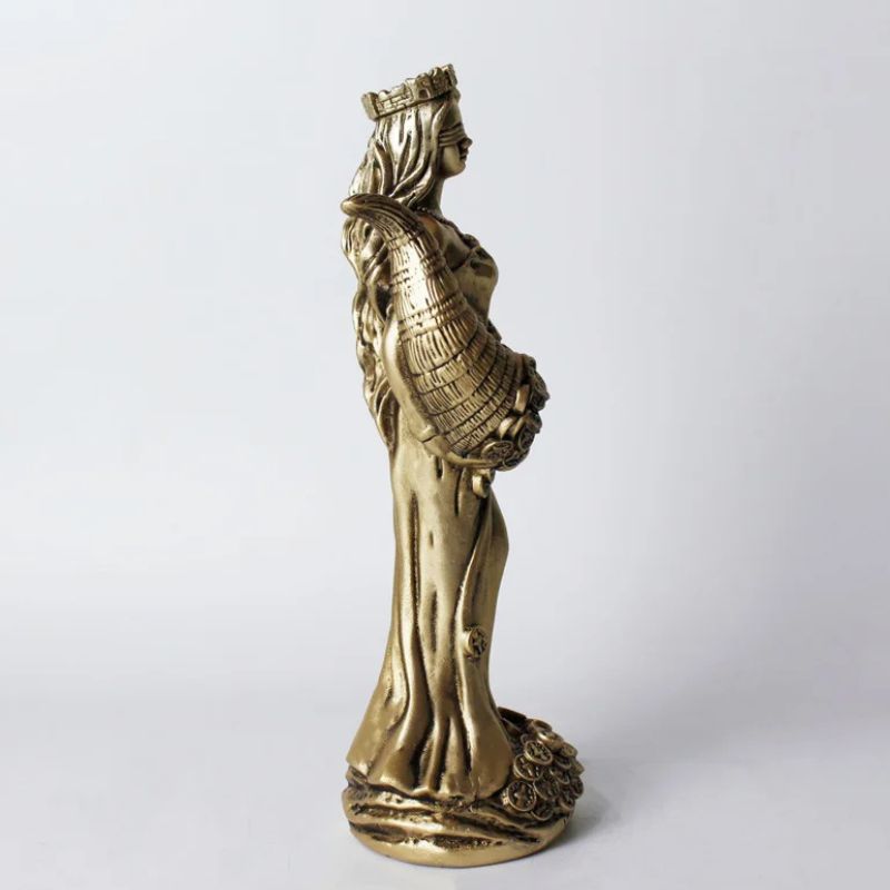 Sculpture Femme Décorative En Style Classique Avec Détails Raffinés