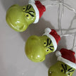 Guirlandes de Noël LED Grinch avec Chapeau Rouge