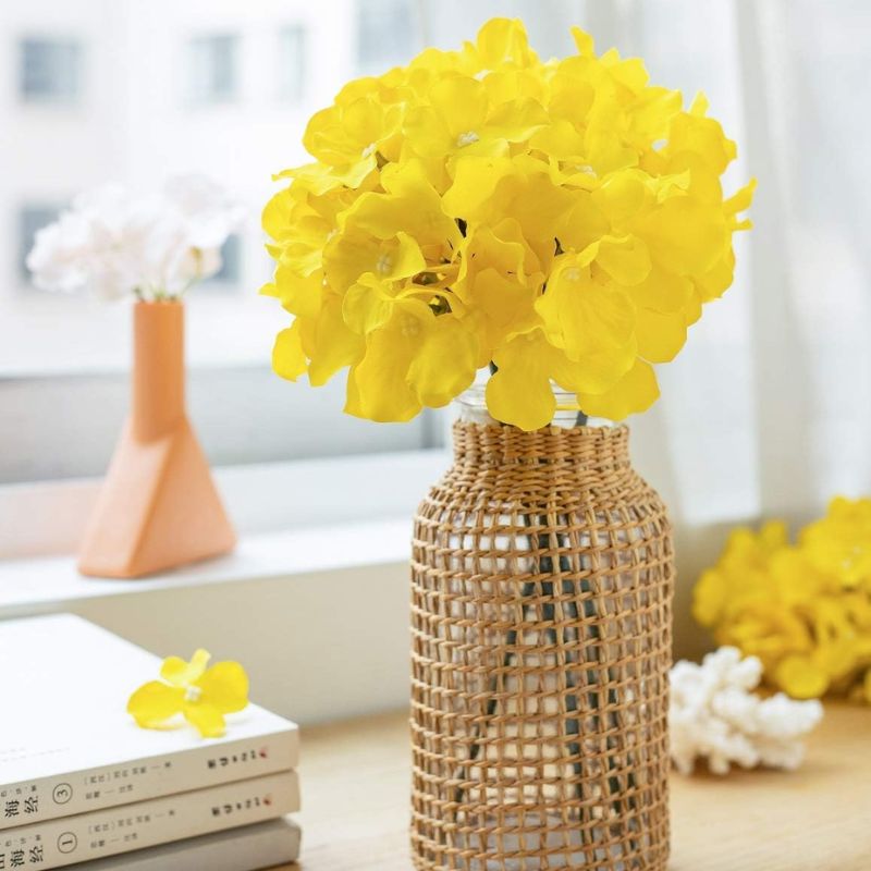 Fleur Artificielle Jaune Effet Naturel