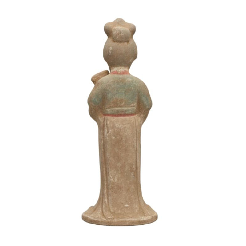 Sculpture En Argile Statue Musicienne Antique