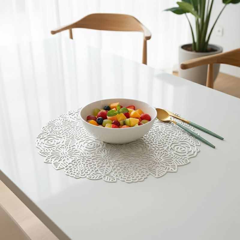 Set De Table Vinyle Design Floral
