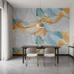 Panneau Mural PVC Décoratif Imitation Marbre Avec Effet Aquarelle
