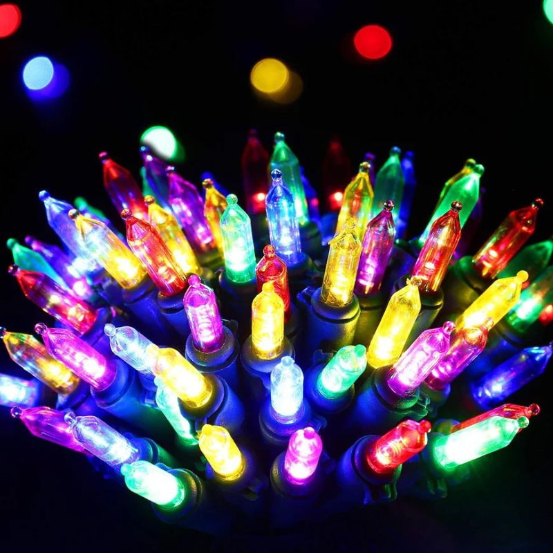 Guirlandes Pour Arbres De Noël LED À Piles