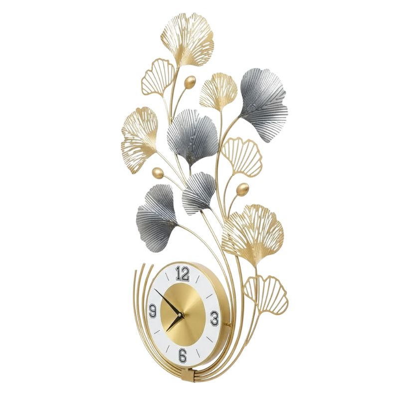 Grande Horloge Murale En Métal Artisanal