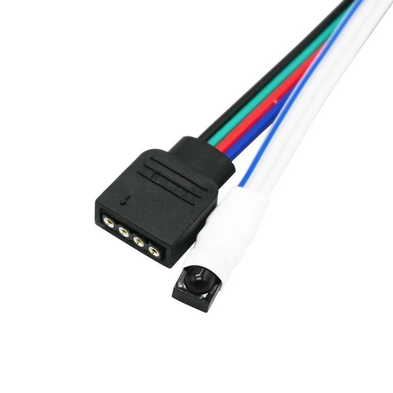 Télécommandes infrarouges RGB avec boîtier contrôleur LED