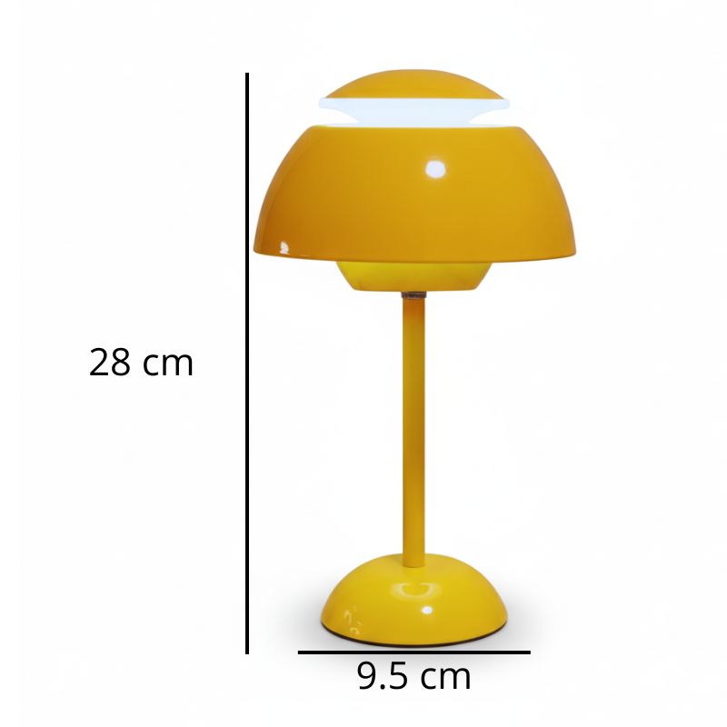 Lampe Champignon Tactile Rechargeable Avec Lumière Douce