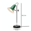 Lampe Champignon Verte Orientable