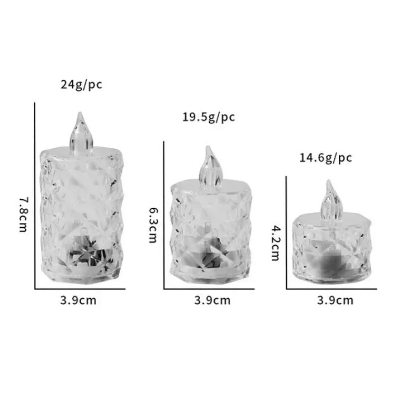 Bougie LED Éclat Chaleureux