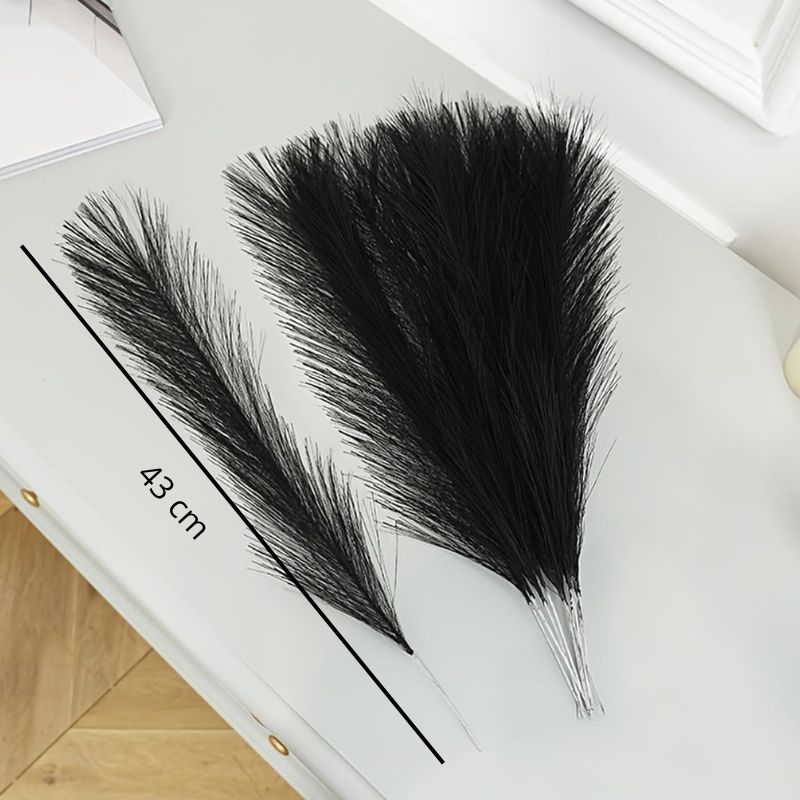 Fleur Artificielle Noir Avec Brins Fins