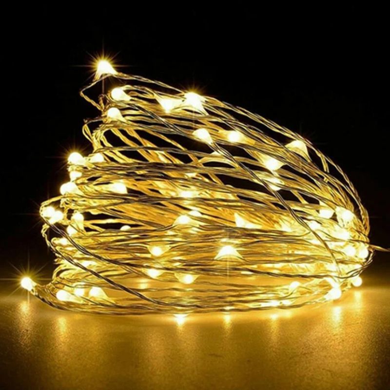 Guirlande LED Lumineuse Dégradée en Fil de Cuivre