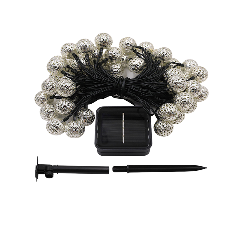 Guirlandes d’Extérieur LED Boules Creuses Marocaines