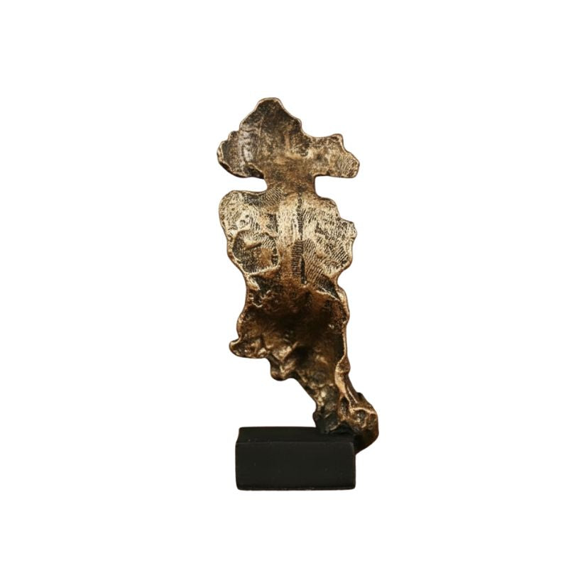 Sculpture Visage Artistique Avec Forme Fragmentée Expressive