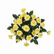 Fleur Artificielle Jaune en Branches Roses Naturelles