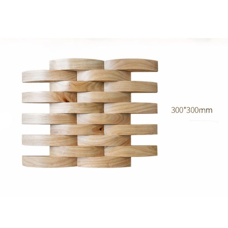 Panneau Mural Bois Avec Effet 3D Et Diffusion Acoustique Décorative