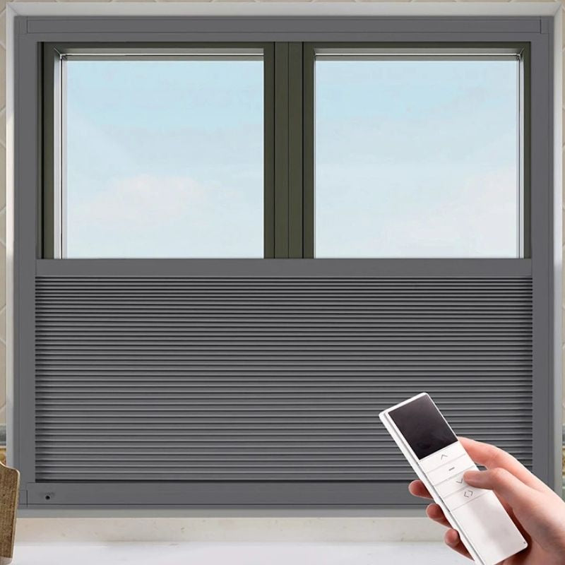 Rideau Intelligent Motorisé Occultant Avec Télécommande
